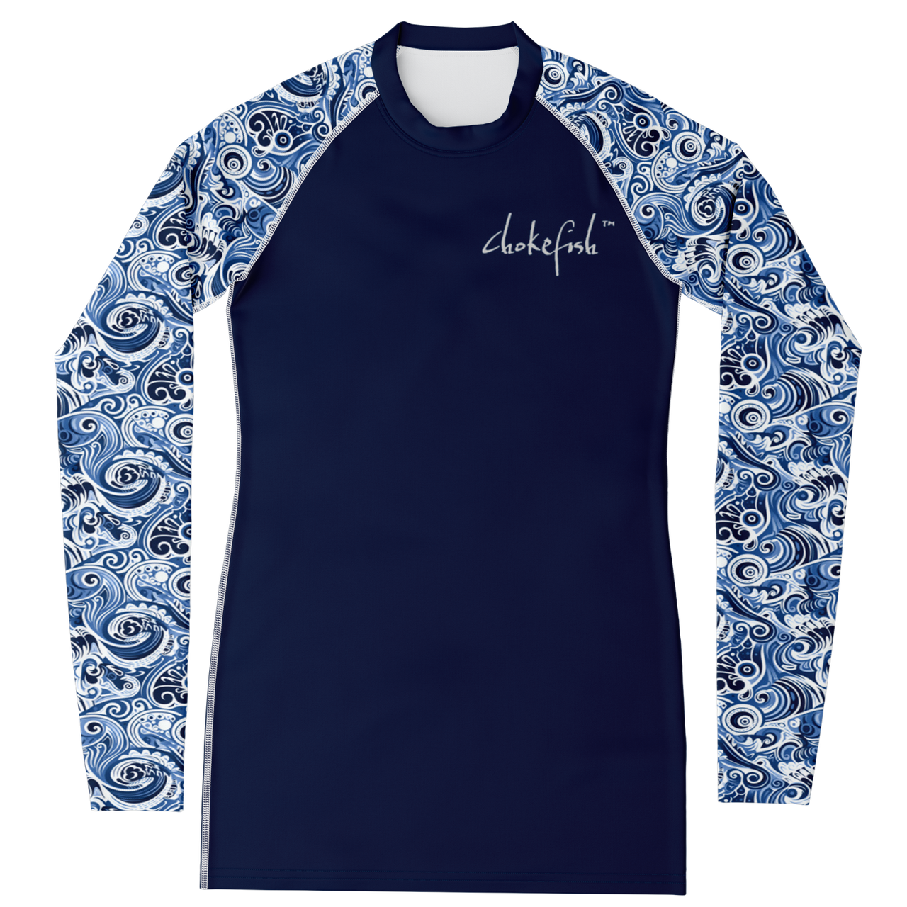 Chokefish™ Long Sleeve Rashguard Maori Woman's Shirt-002