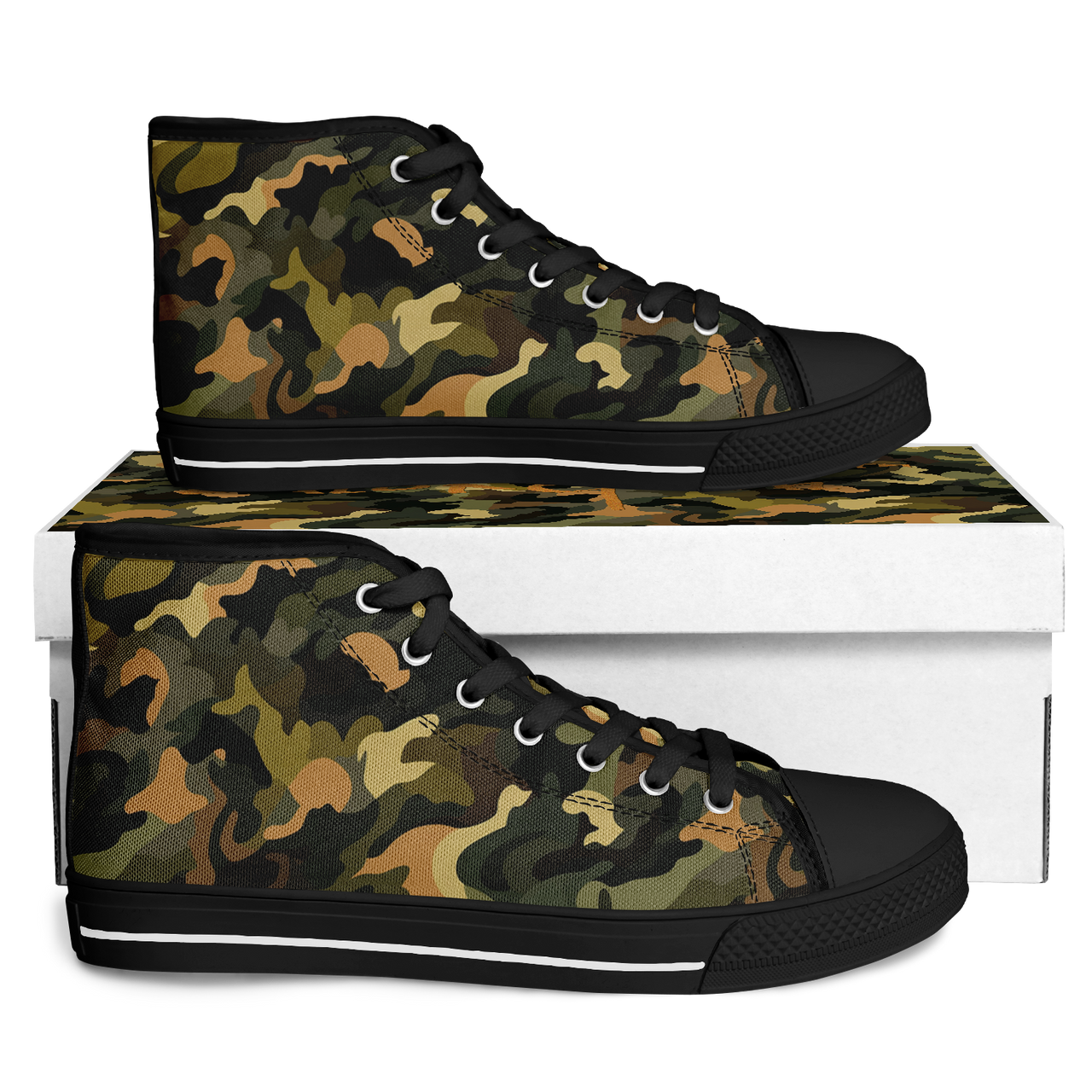Chokefish™ Urban Peak Retro High Tops-Camouflage-018-2