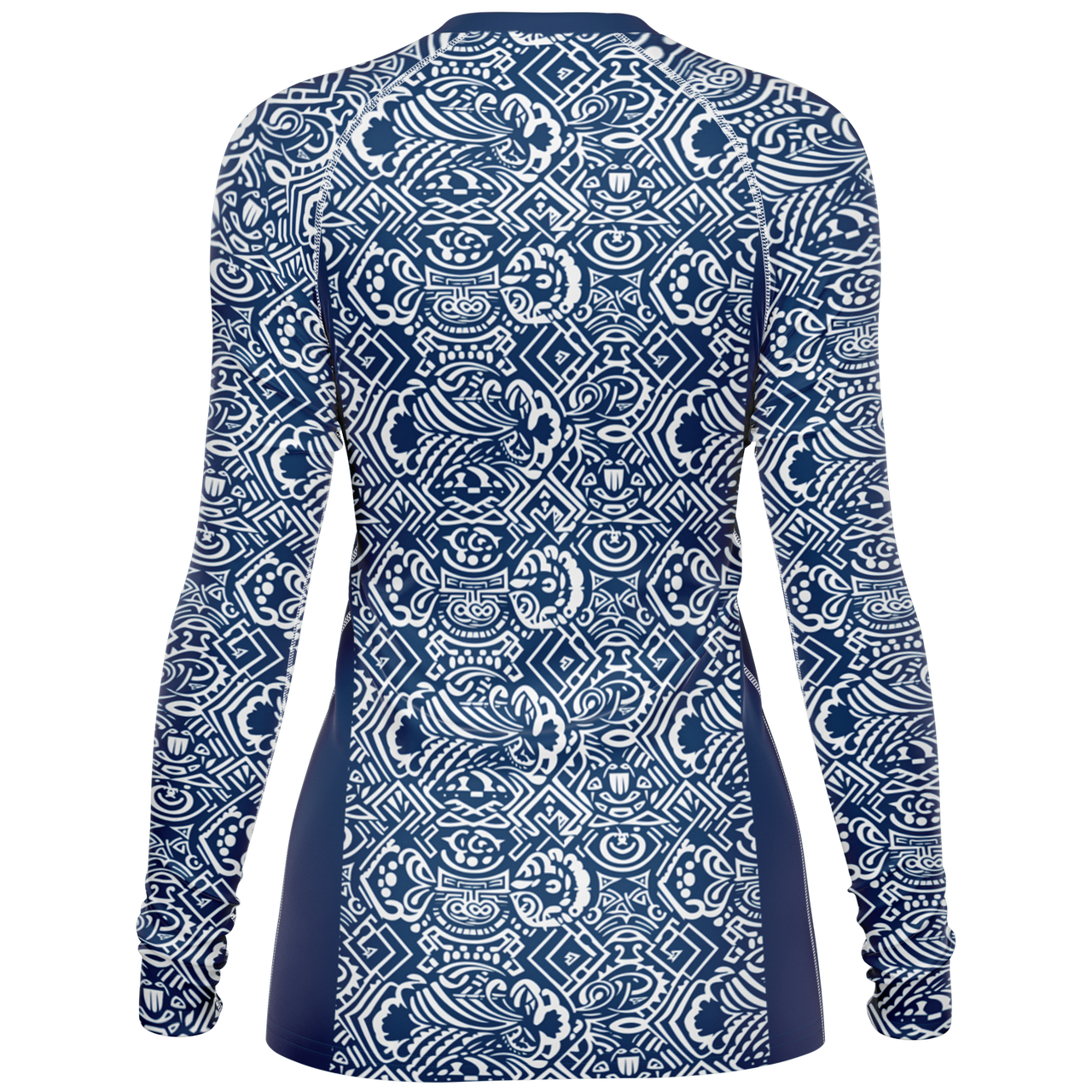 Chokefish™ Long Sleeve Rashguard Maori Woman's Shirt-009