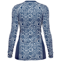 Chokefish™ Long Sleeve Rashguard Maori Woman's Shirt-009