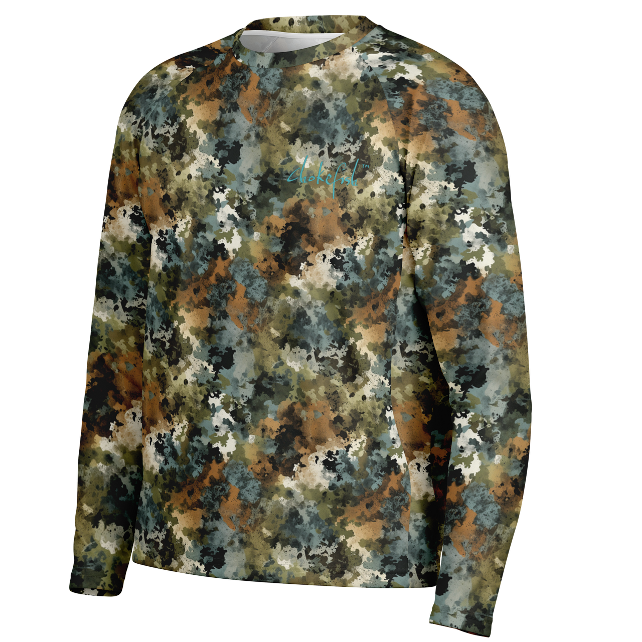 Chokefish™ Long Sleeve Every Day All Weather Acid-Wash Shirt Men's-014