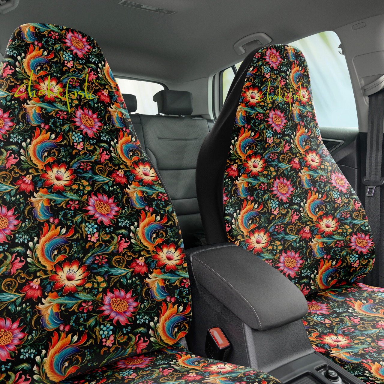 Chokefish™ Floral Seat Covers-010