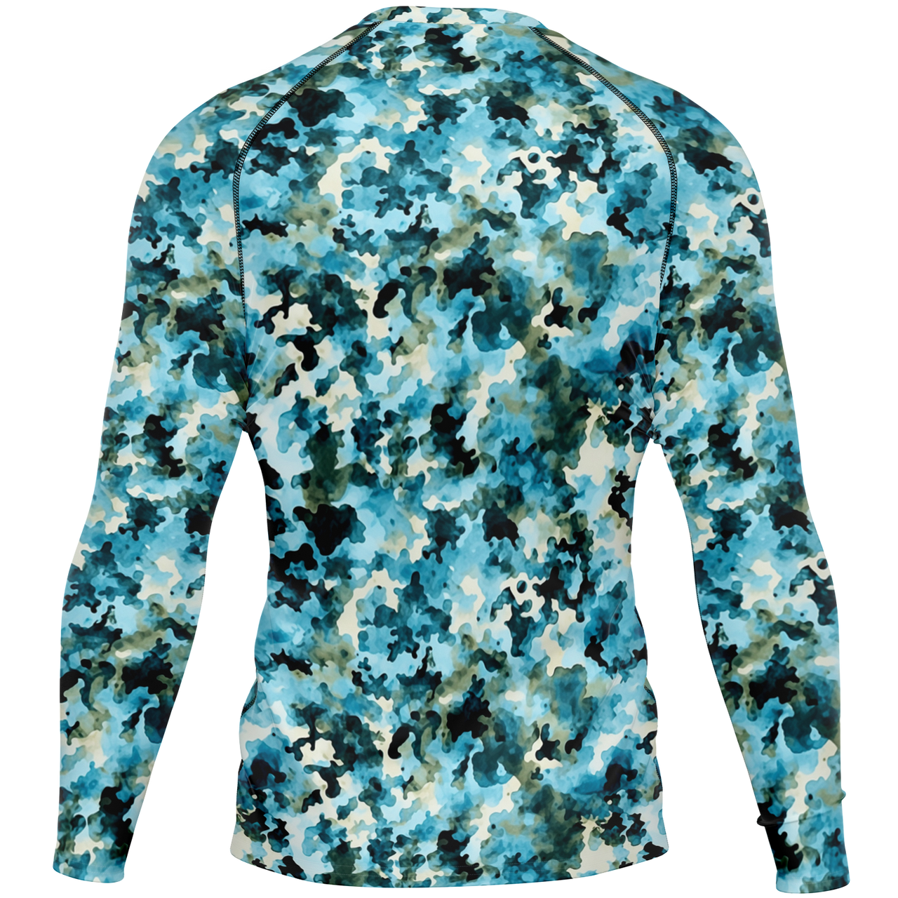 Chokefish™ Long Sleeve Rashguard Acid-Wash Men's Shirt-013