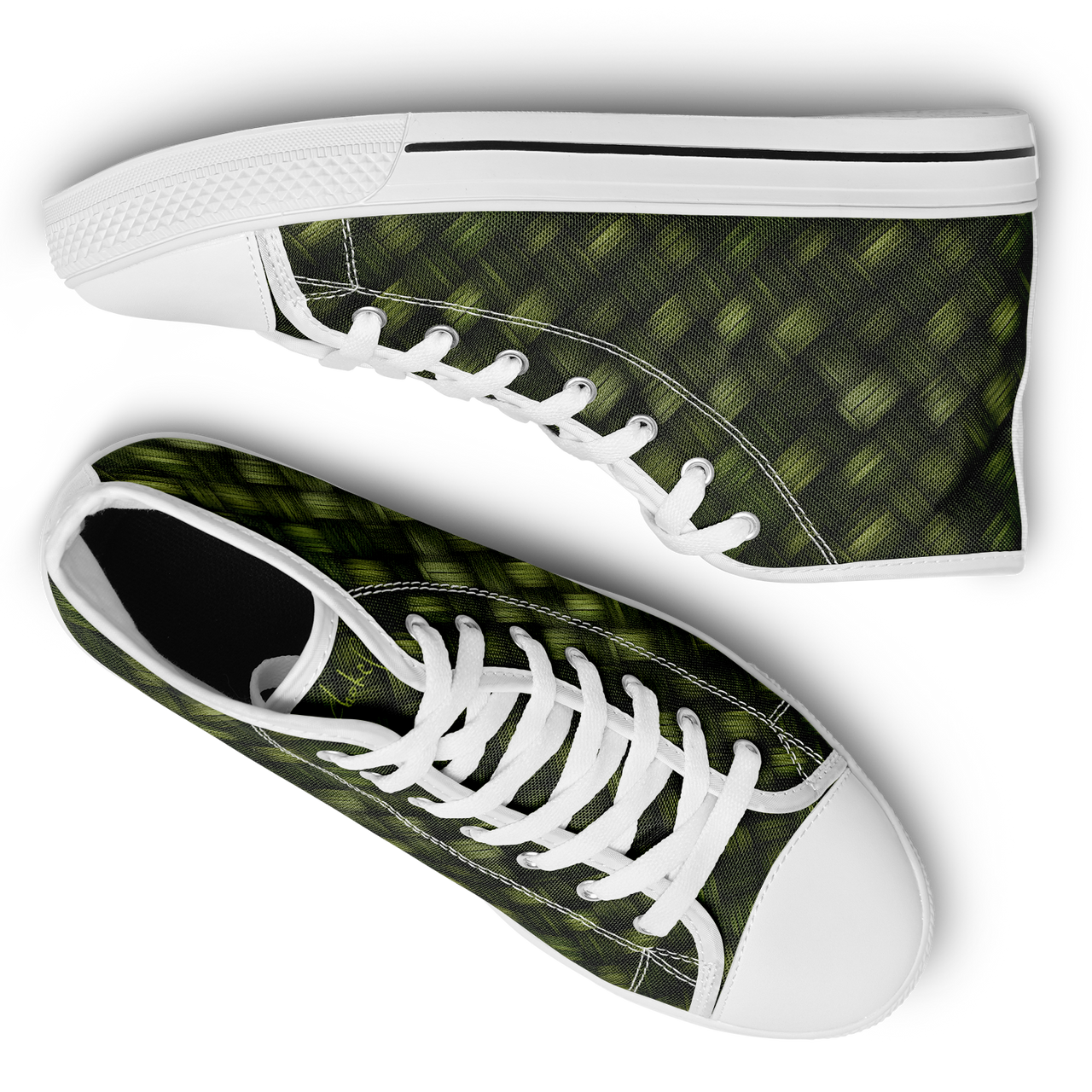 Chokefish™ Urban Peak Retro High Tops-Texture-001
