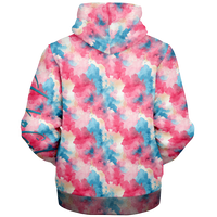 Chokefish™ Microfleece Zip-Up Hoodie Acid-Wash Colors-001B