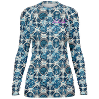 Chokefish™ Long Sleeve Rashguard Sun&Saltwater Woman's Shirt-004