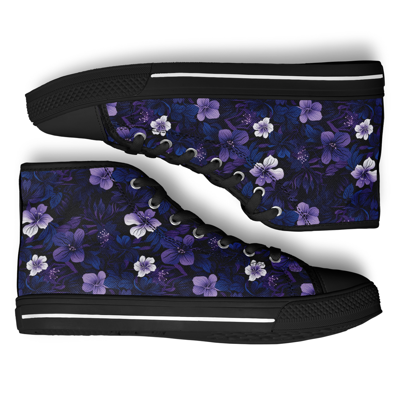 Chokefish™ Urban Peak Retro High Tops-Floral-004-2