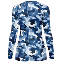 Chokefish™ Long Sleeve Rashguard Camouflage Woman's Shirt-006