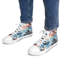 Chokefish™ Urban Peak Retro High Tops Trees & Boats-001