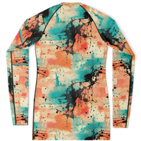 Chokefish™ Long Sleeve Rashguard Acid-Wash Woman's Shirt-002