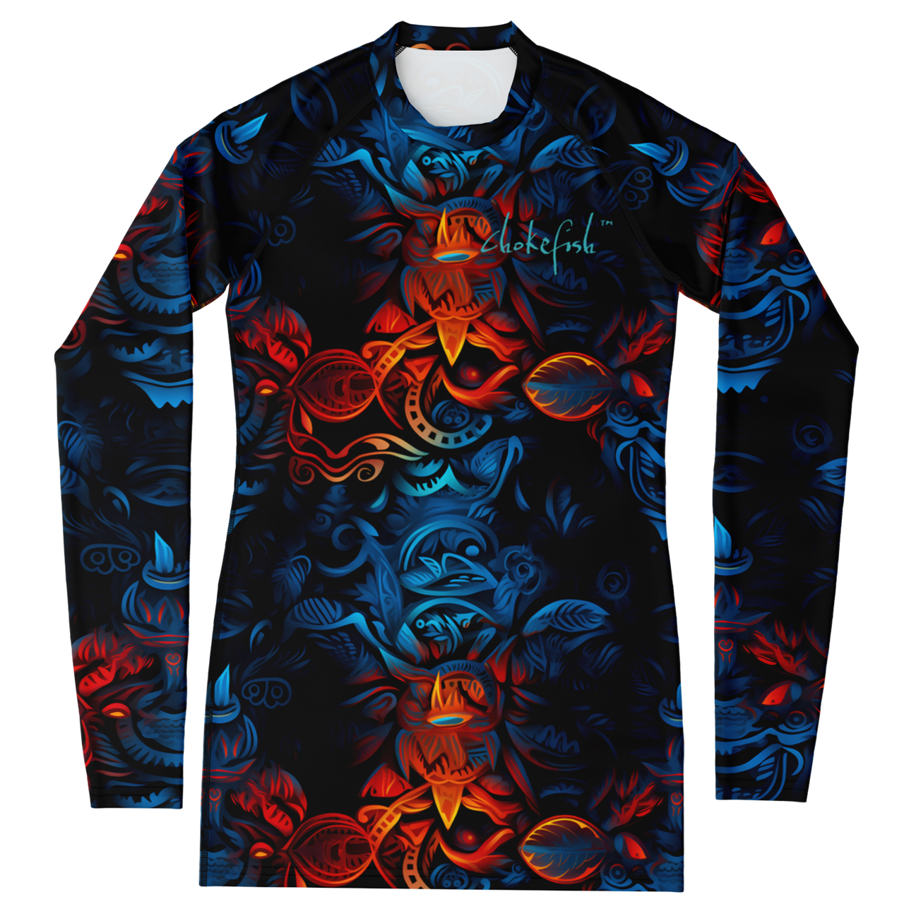 Chokefish™ Long Sleeve Rashguard Sun&Saltwater Woman's Shirt-006