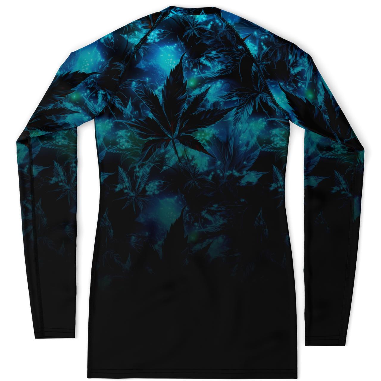 Chokefish™ Long Sleeve Rashguard Cannabis Woman's Shirt-008