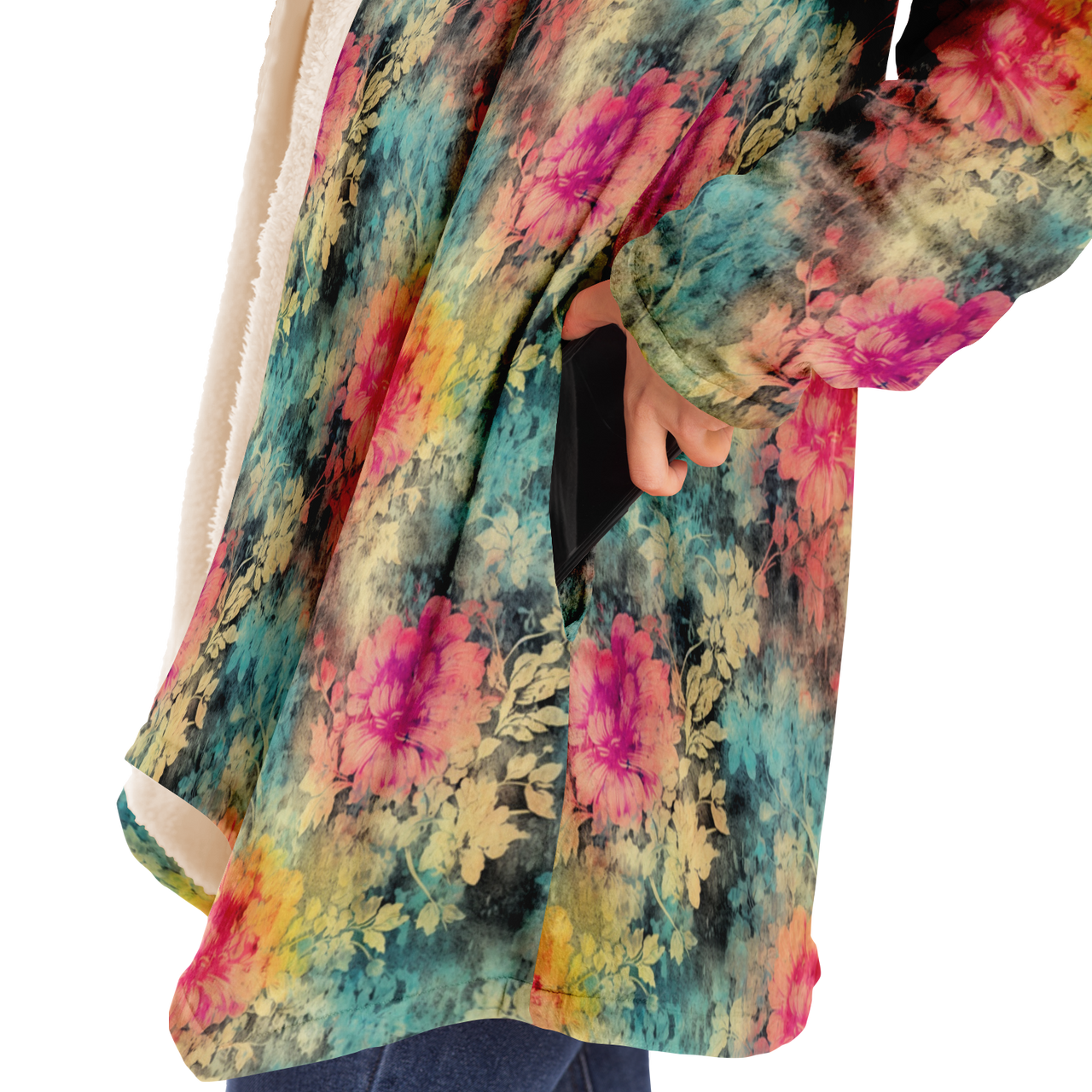Chokefish™ Acid-Wash Cloaks Unisex-006W