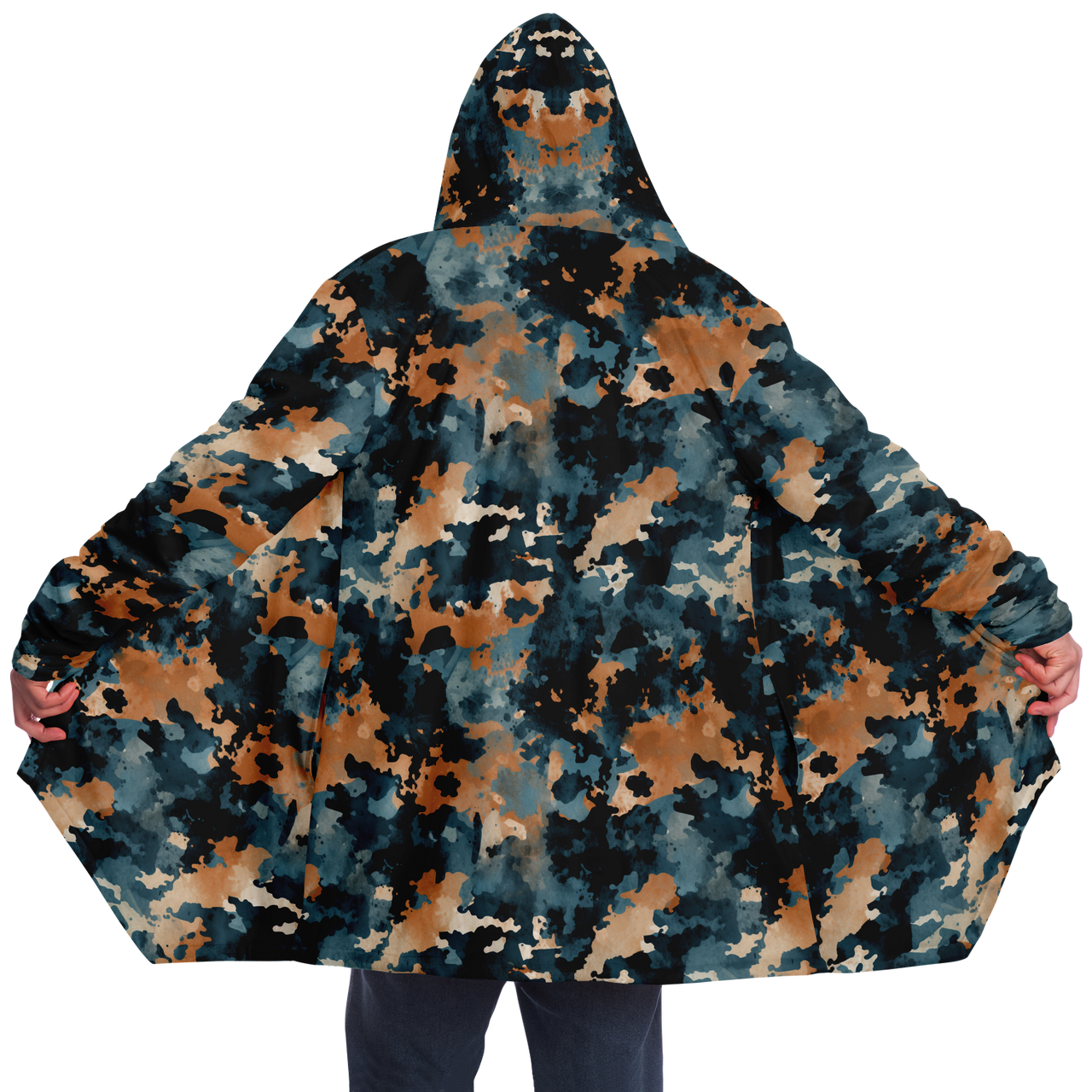 Chokefish™ Acid-Wash Cloaks Unisex-008B