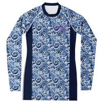 Chokefish™ Long Sleeve Rashguard Maori Woman's Shirt-010