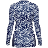 Chokefish™ Long Sleeve Rashguard Maori Woman's Shirt-014