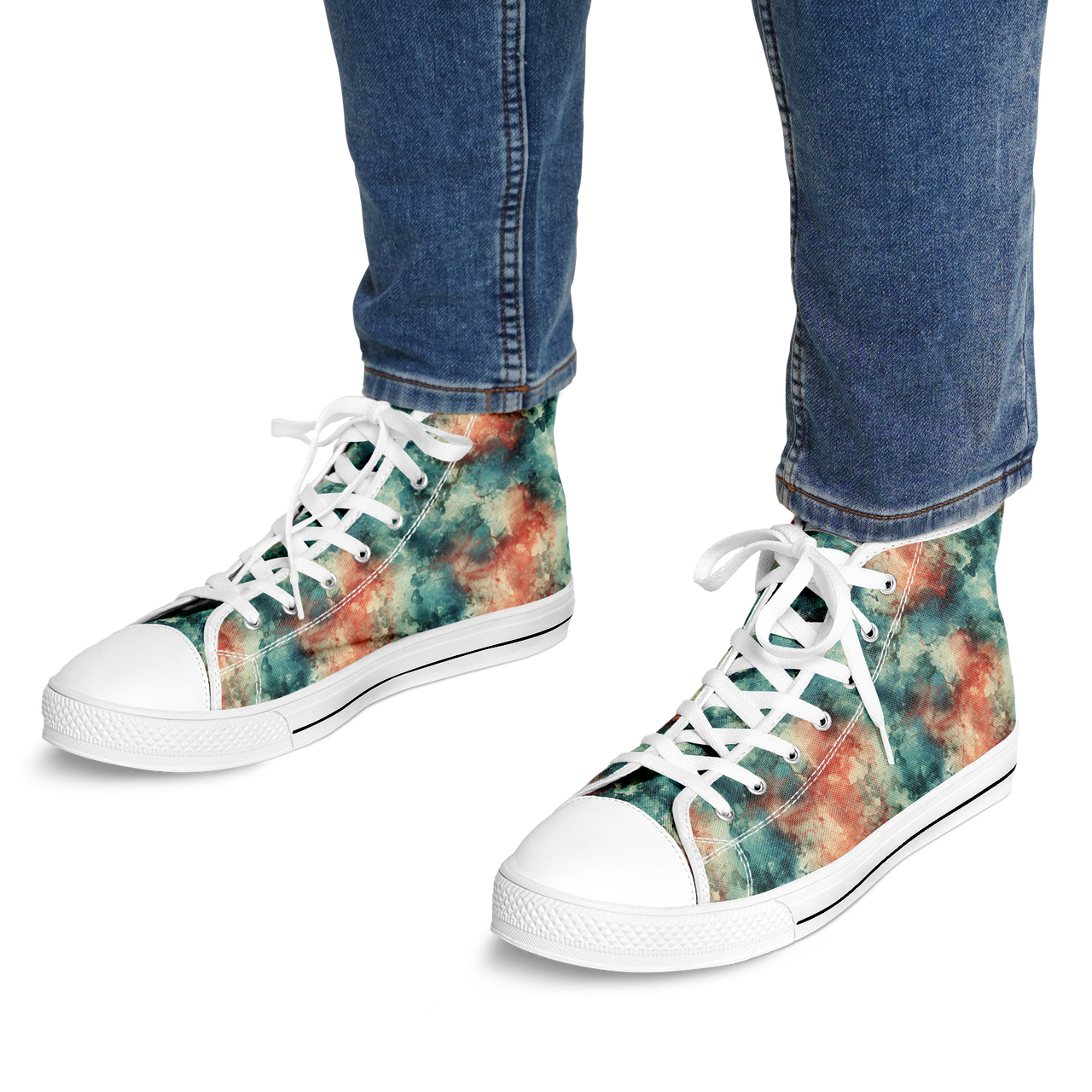 Chokefish™ Urban Peak Retro High Tops-Acid-Wash-004