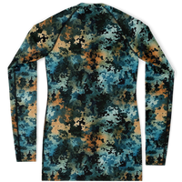 Chokefish™ Long Sleeve Rashguard Acid-Wash Woman's Shirt-016