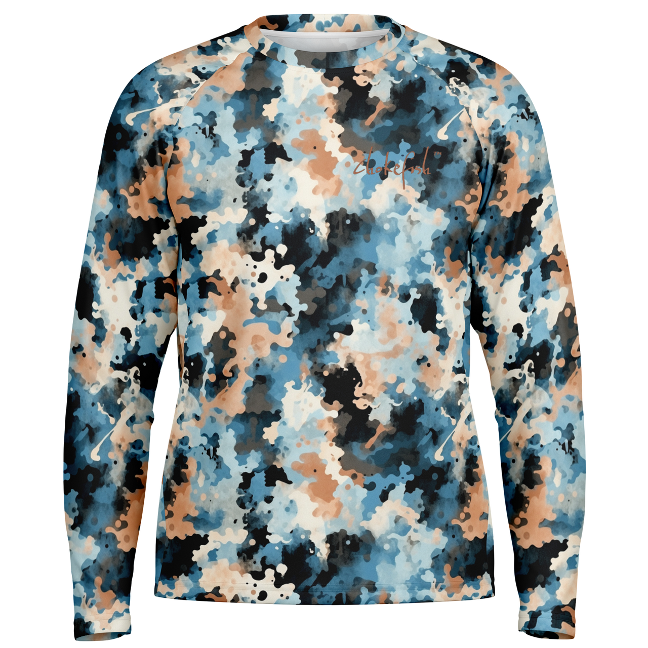 Chokefish™ Long Sleeve Every Day All Weather Acid-Wash Shirt Men's-015