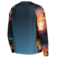 Chokefish™ Long Sleeve Every Day All Weather Trees&Boats Shirt Men's-011