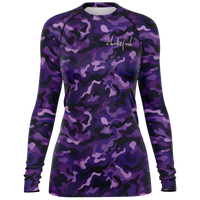 Chokefish™ Long Sleeve Rashguard Camouflage Woman's Shirt-018