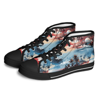 Chokefish™ Urban Peak Retro High Tops Trees & Boats-001-2