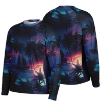 Chokefish™ Long Sleeve Every Day All Weather Trees&Boats Shirt Men's-012