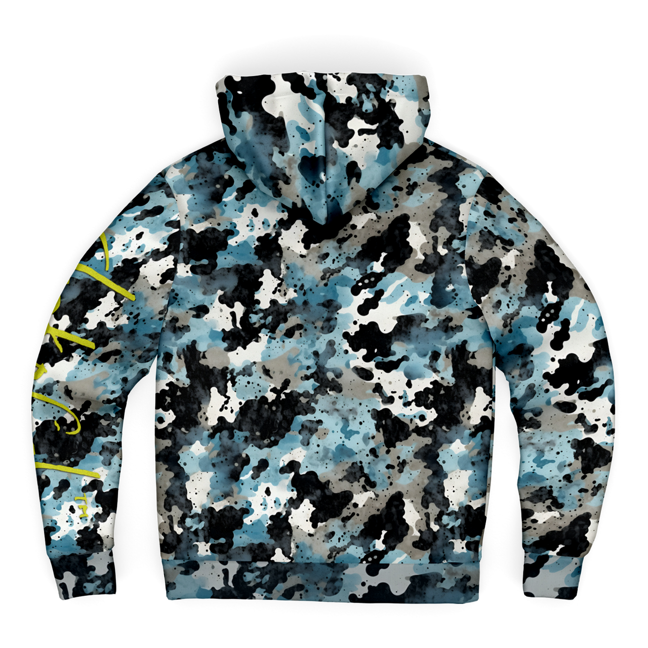 Chokefish™ Microfleece Zip-Up Hoodie Acid-Wash Colors-012