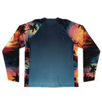 Chokefish™ Long Sleeve Every Day All Weather Trees&Boats Shirt Men's-011