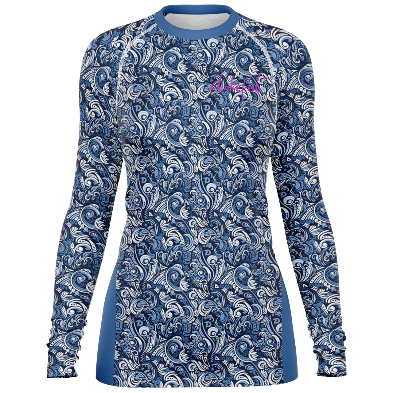 Chokefish™ Long Sleeve Rashguard Maori Woman's Shirt-012