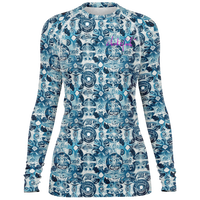 Chokefish™ Long Sleeve Rashguard Sun&Saltwater Woman's Shirt-003