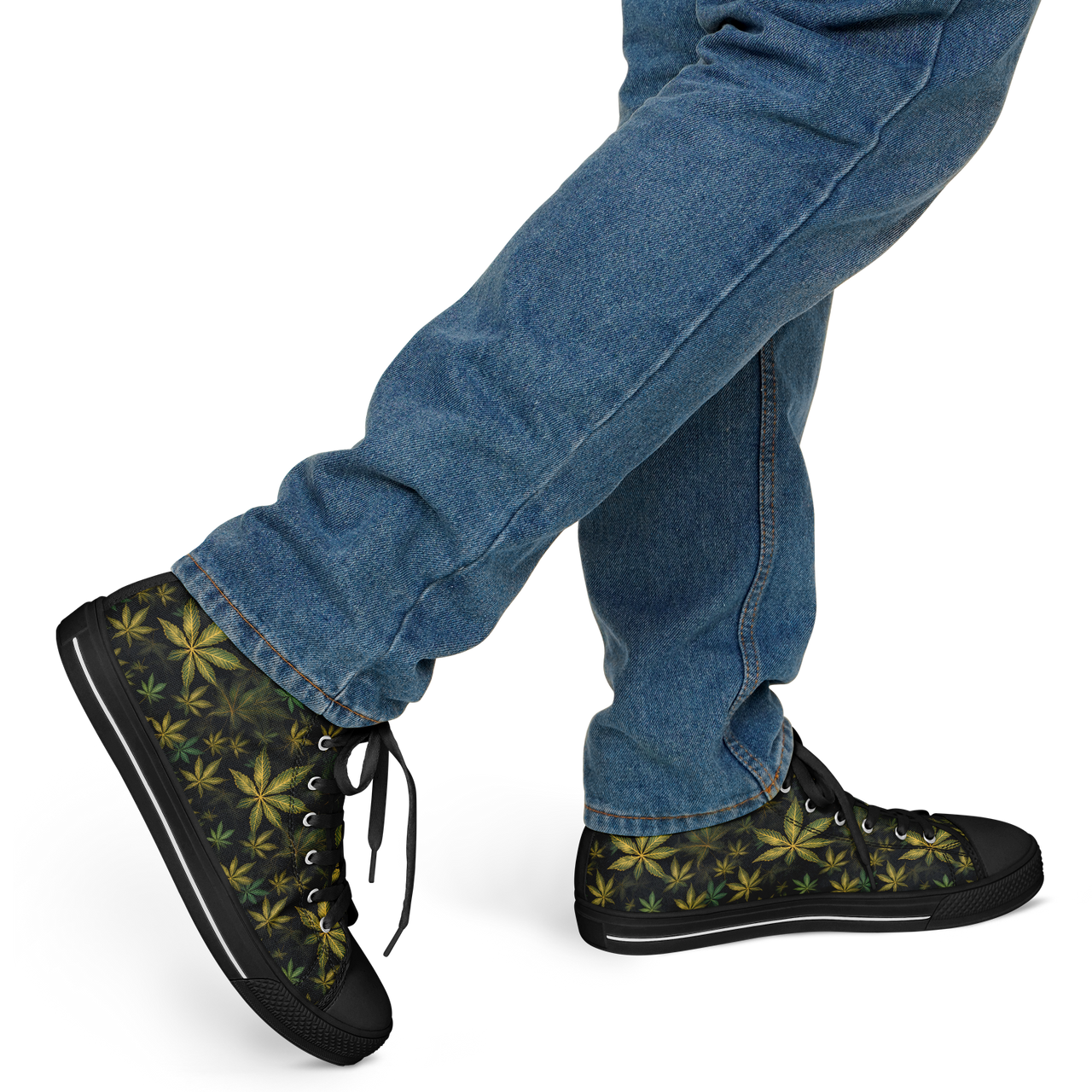 Chokefish™ Urban Peak Retro High Tops-Canabis-027-2