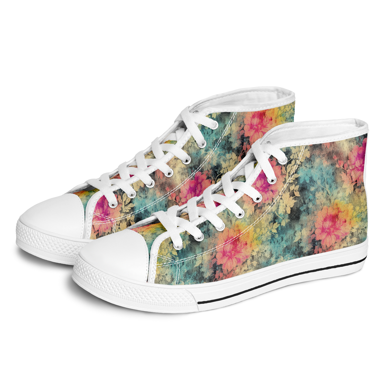 Chokefish™ Urban Peak Retro High Tops-Acid-Wash-007