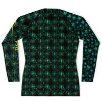 Chokefish™ Long Sleeve Rashguard Cannabis Men's Shirt-013