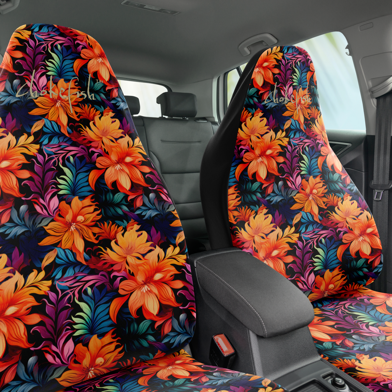 Chokefish™ Floral Seat Covers-003