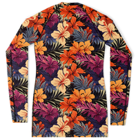Chokefish™ Long Sleeve Rashguard Floral Woman's Shirt-007