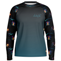 Chokefish™ Long Sleeve Every Day All Weather Trees&Boats Shirt Men's-020-2