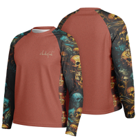 Chokefish™ Long Sleeve Every Day All Weather Skulls Shirt Men's-002