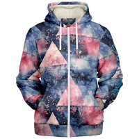 Chokefish™ Microfleece Zip-Up Hoodie Acid-Wash Colors-010