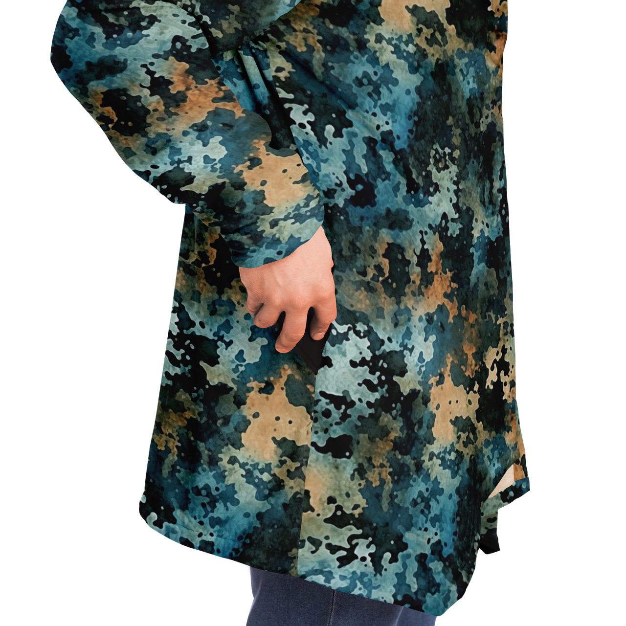 Chokefish™ Acid-Wash Cloaks Unisex-015W