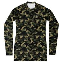 Chokefish™ Long Sleeve Rashguard Camouflage Woman's Shirt-008