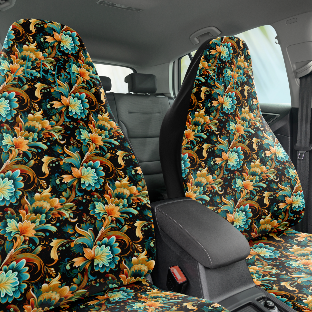 Chokefish™ Floral Seat Covers-011