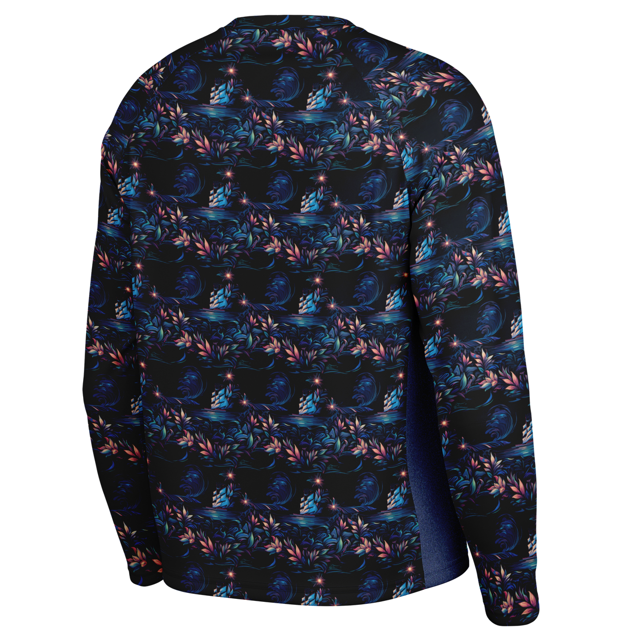 Chokefish™ Long Sleeve Every Day All Weather Trees&Boats Shirt Men's-019