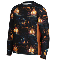 Chokefish™ Long Sleeve Every Day All Weather Trees&Boats Shirt Men's-005