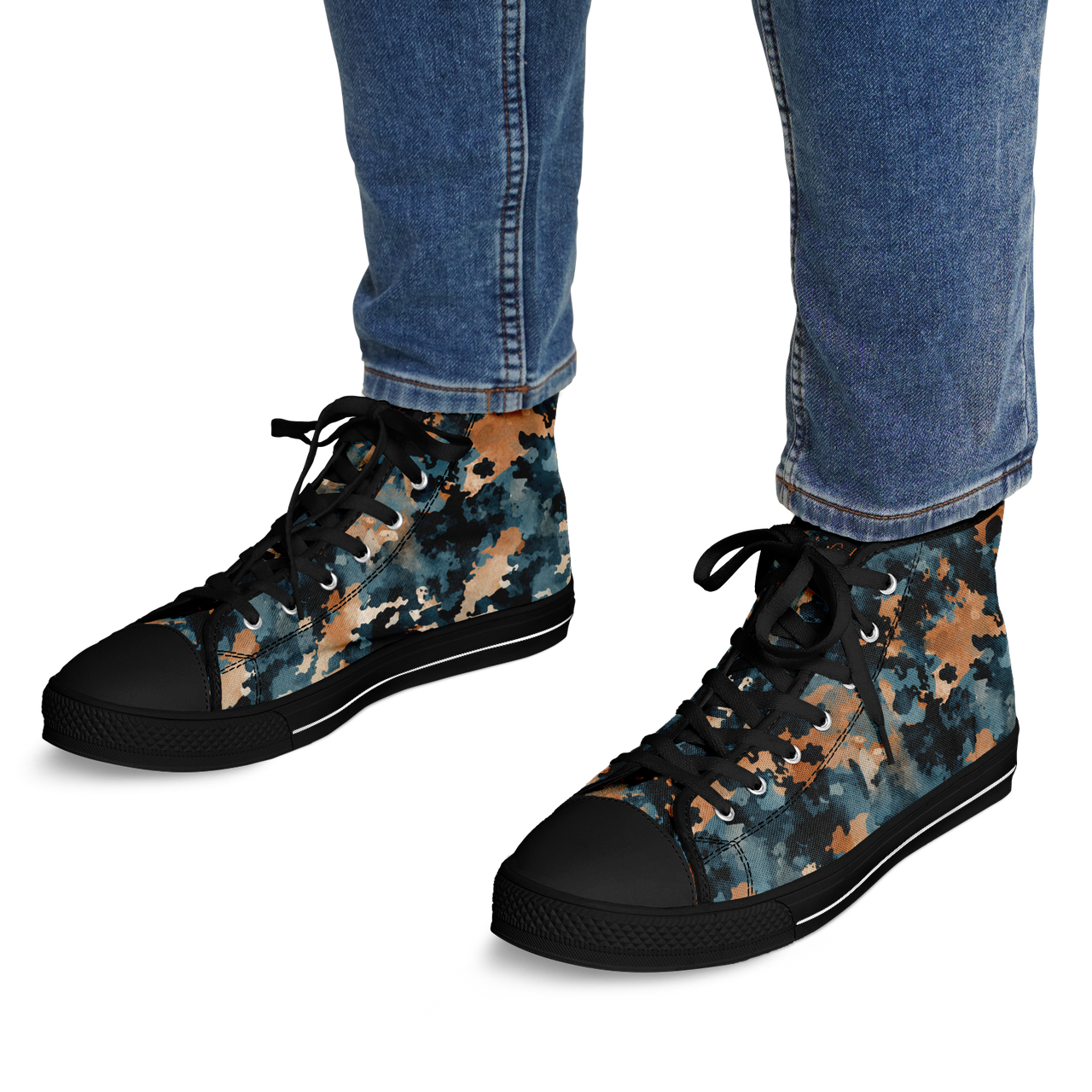Chokefish™ Urban Peak Retro High Tops-Acid-Wash-009-2