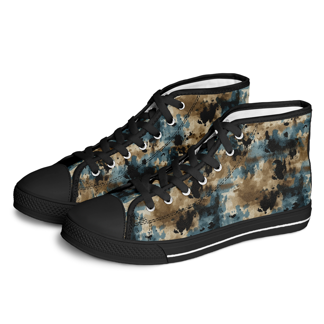 Chokefish™ Urban Peak Retro High Tops-Acid-Wash-012-2