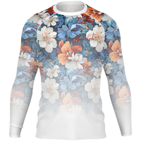 Chokefish™ Long Sleeve Rashguard Floral Men's Shirt-008-2
