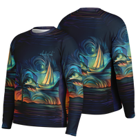 Chokefish™ Long Sleeve Every Day All Weather Trees&Boats Shirt Men's-006