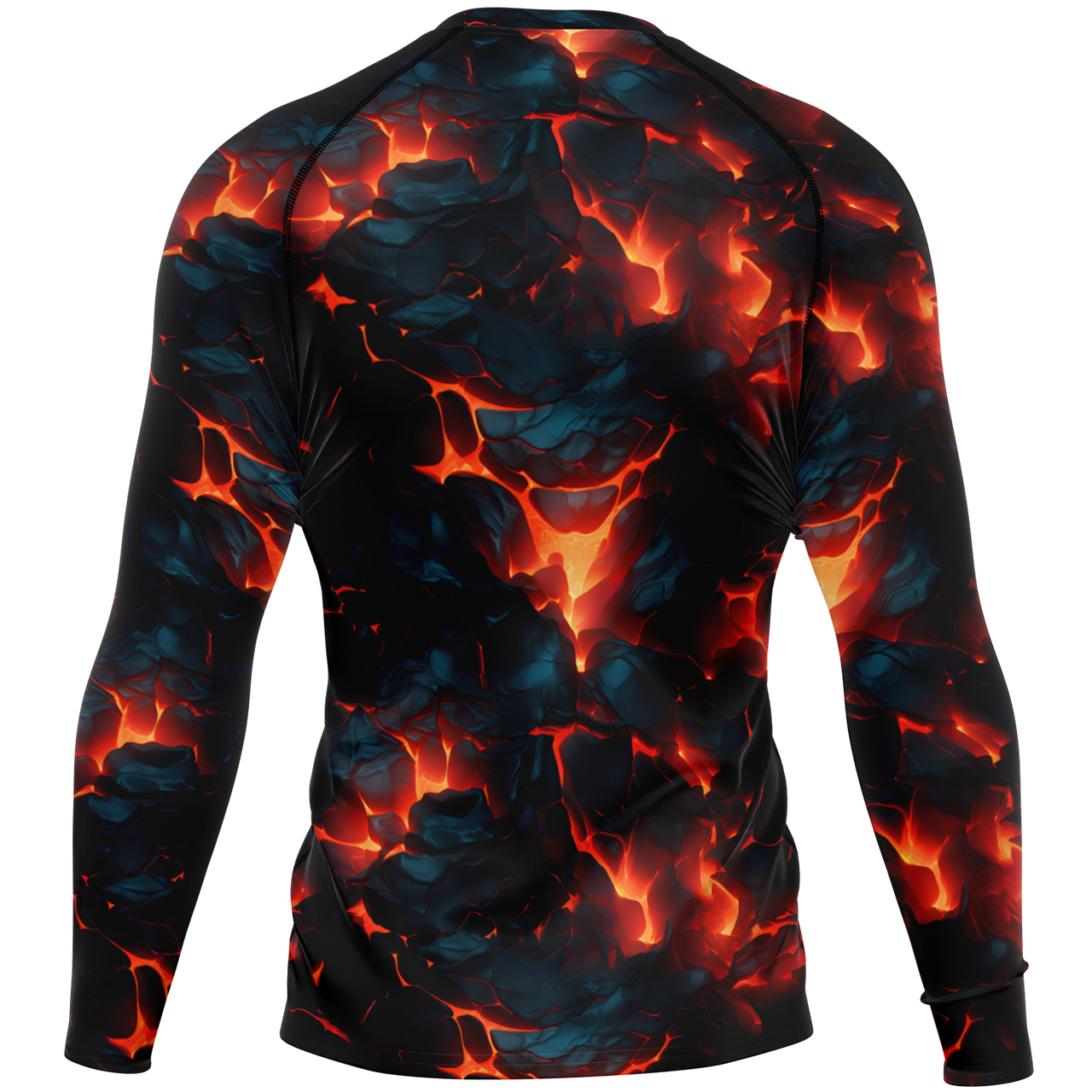 Chokefish™ Long Sleeve Rashguard Volcanos Men's Shirt-002