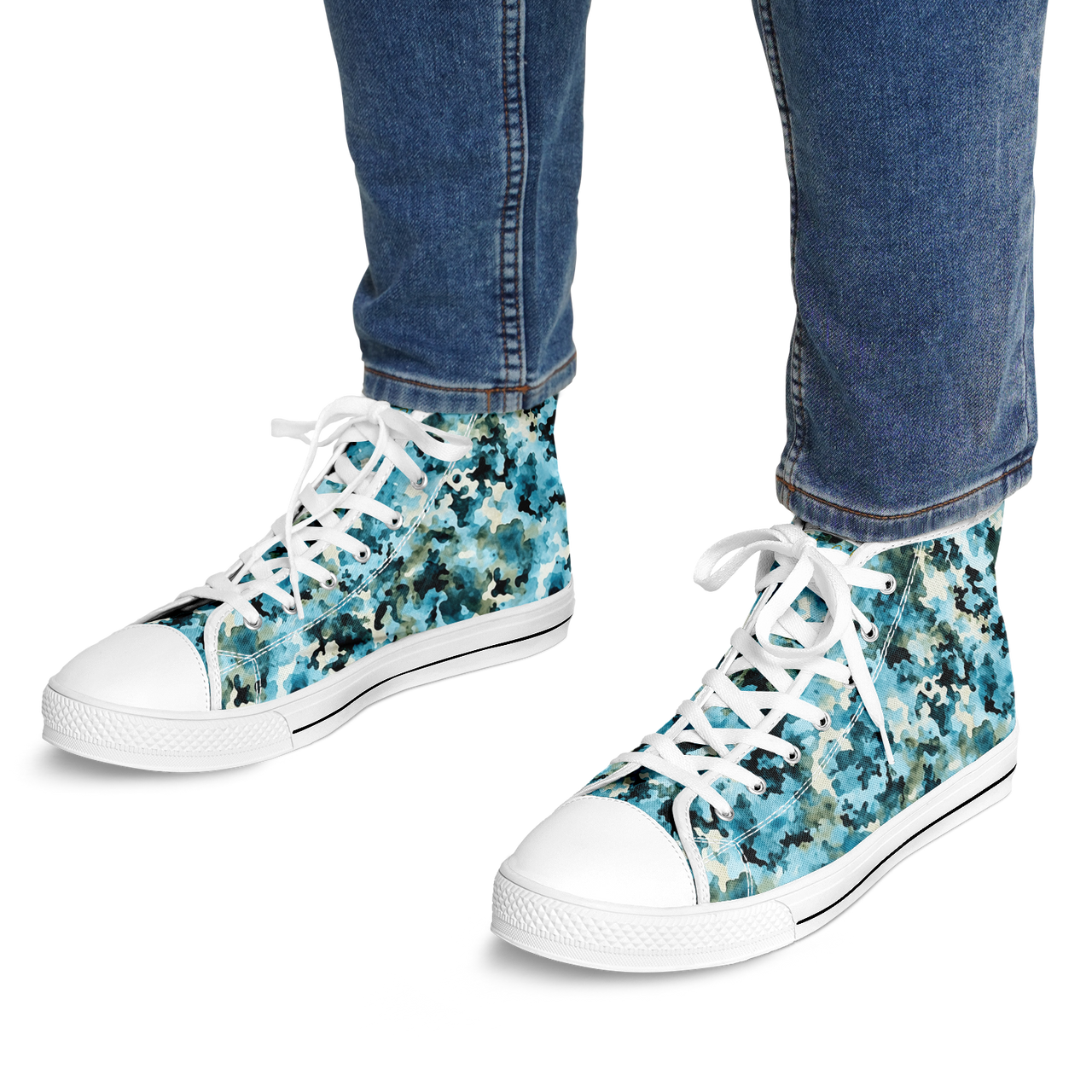 Chokefish™ Urban Peak Retro High Tops-Acid-Wash-013